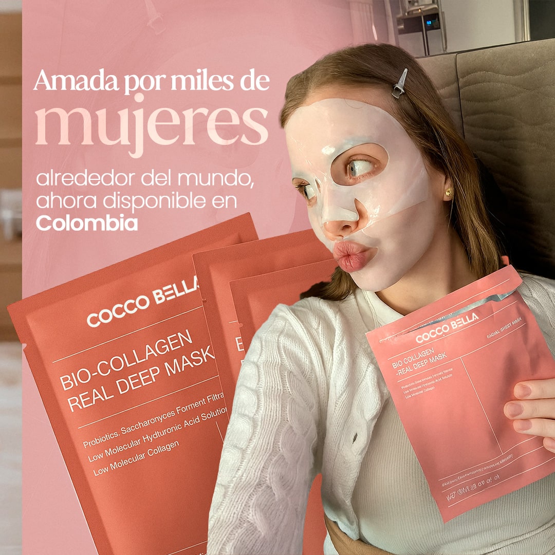 😔 ¿Piel apagada y primeras arrugas? ✨ Recupera tu brillo en 5 minutos con Coco Bella GlowUp Mask