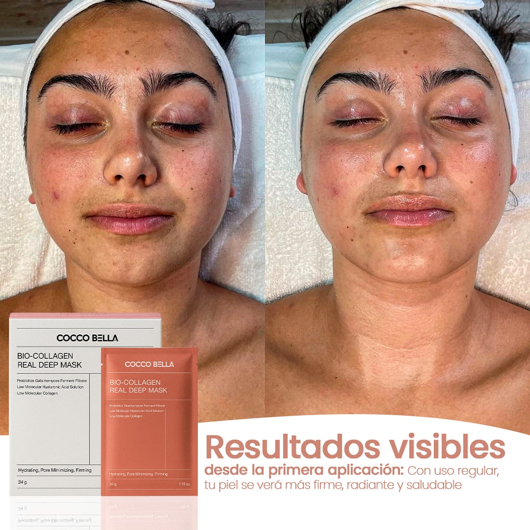 😔 ¿Piel apagada y primeras arrugas? ✨ Recupera tu brillo en 5 minutos con Coco Bella GlowUp Mask